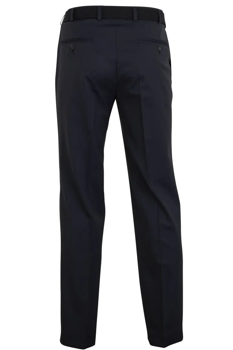 M.E.N.S. broek Madrid donkerblauw met riem