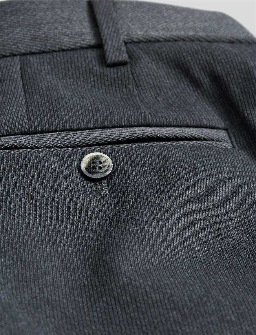 Meyer Oslo wollen pantalon grijs