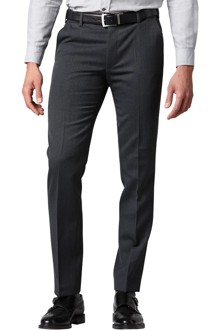 Meyer Oslo wollen pantalon grijs