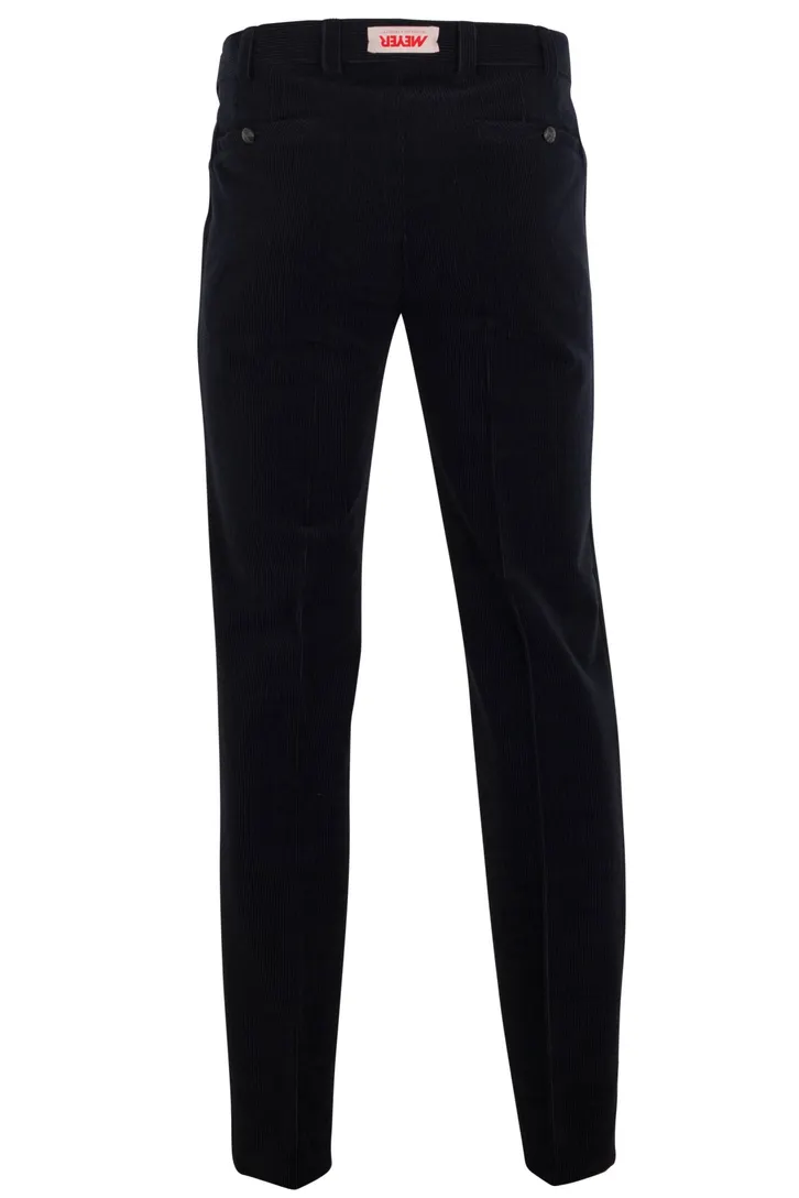 Meyer Roma broek corduroy donkerblauw wolcord
