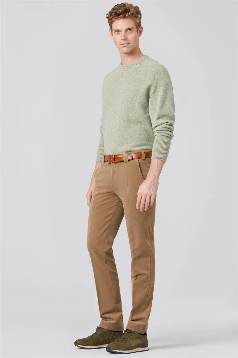 Meyer pantalon Roma beige wolcord