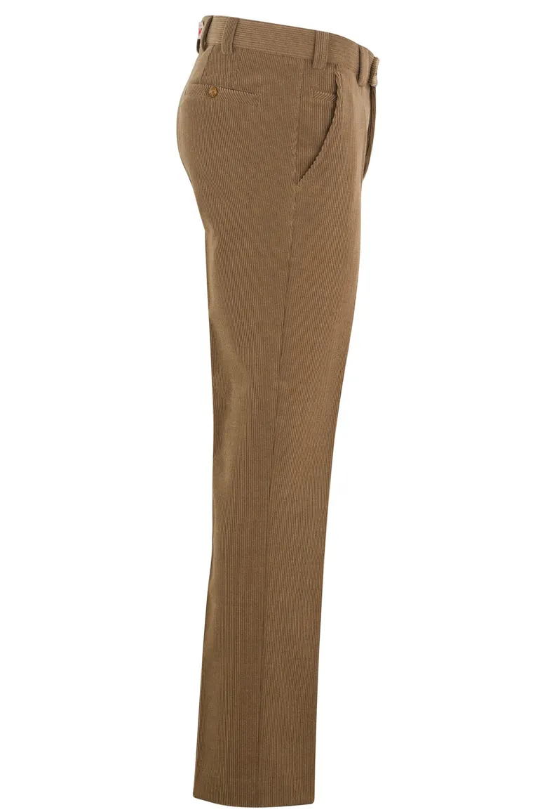Meyer pantalon Roma beige wolcord