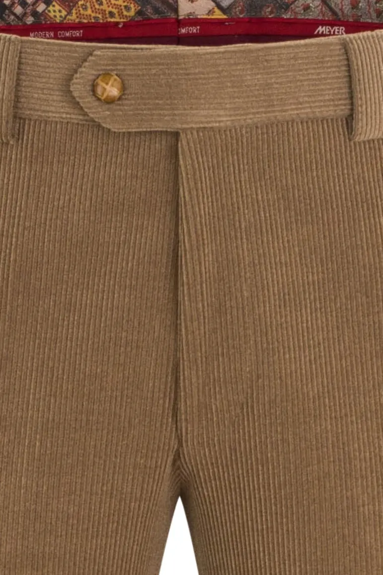 Meyer pantalon Roma beige wolcord