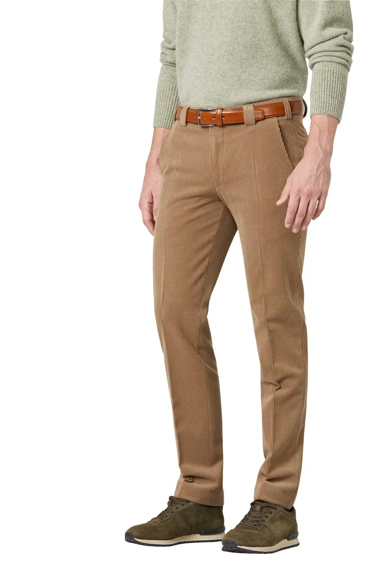 Meyer pantalon Roma beige wolcord