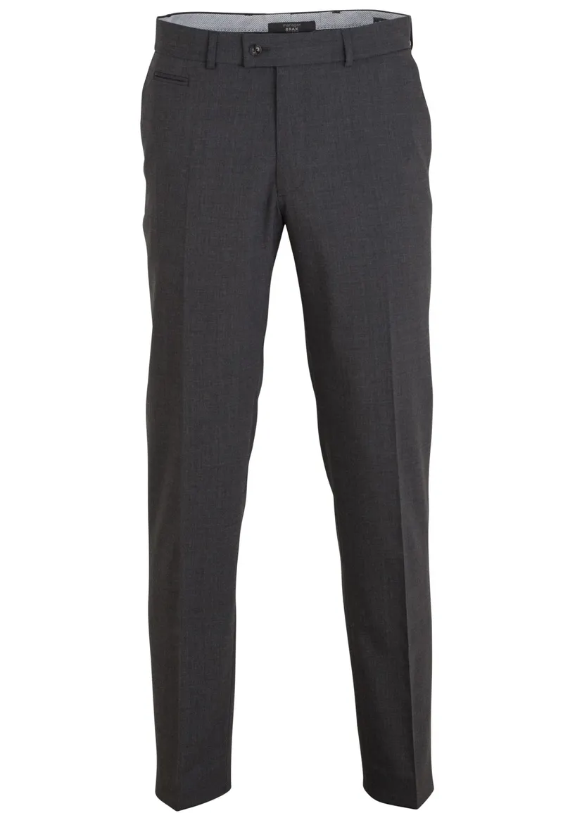 Brax pantalon Enrico antraciet wol