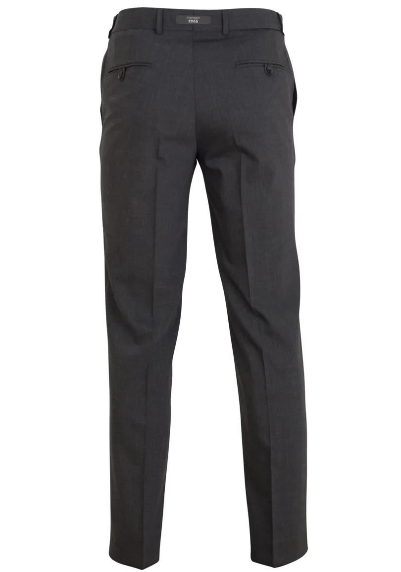 Brax pantalon Enrico antraciet wol