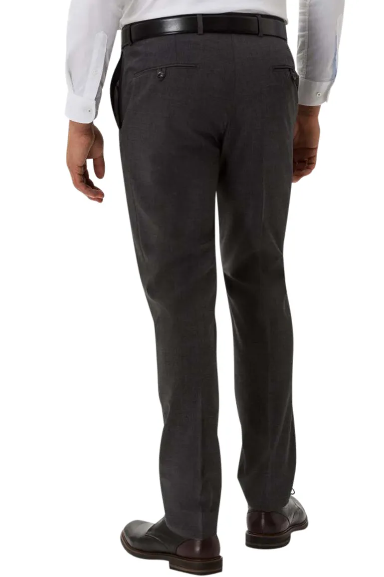 Brax pantalon Enrico antraciet wol