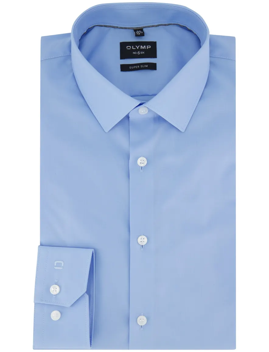 Overhemd Olymp lichtblauw super slim fit