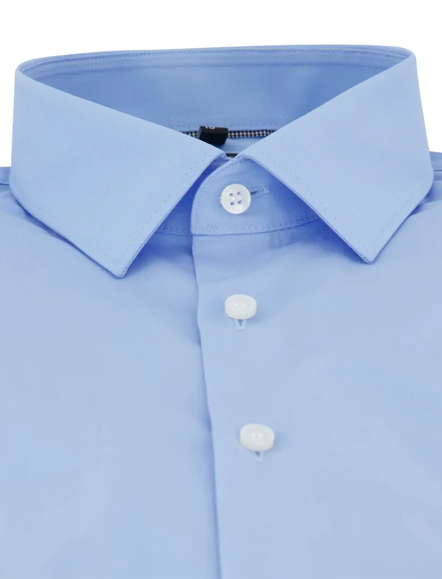 Overhemd Olymp lichtblauw super slim fit