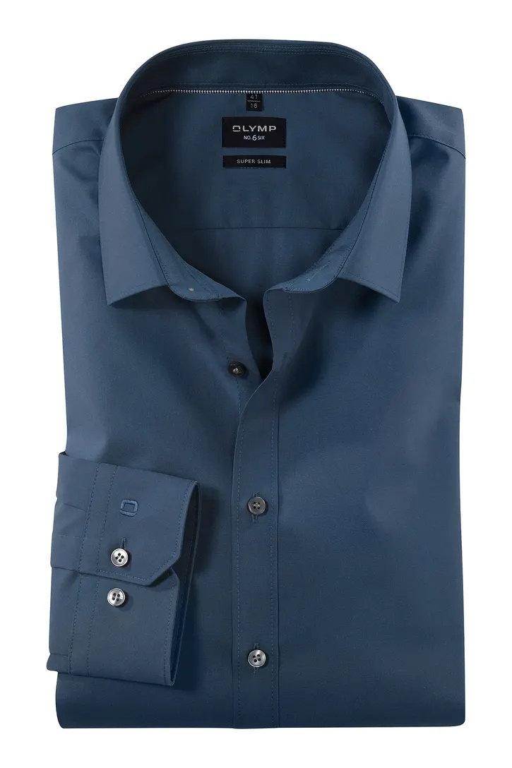Olymp overhemd blauw Super Slim