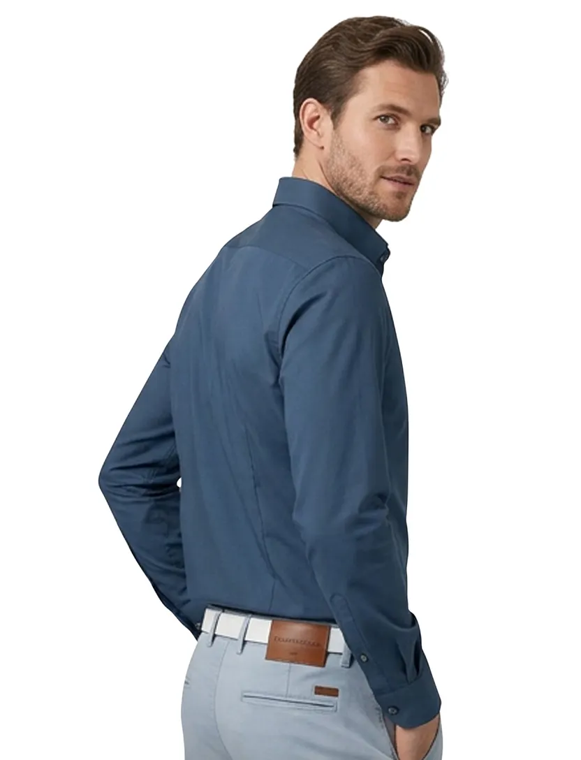 Olymp overhemd blauw Super Slim