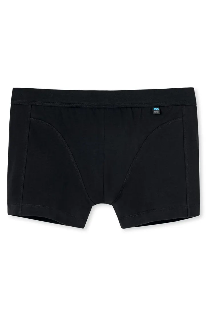 Schiesser boxershort Long Life Cotton effen zwart