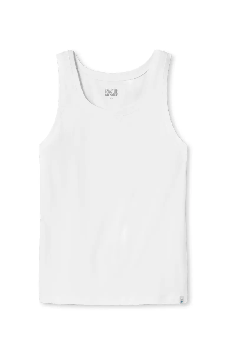 5=4 Schiesser singlet wit Long Life Soft