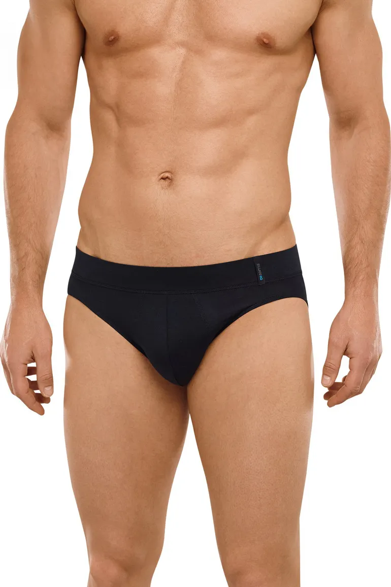 5=4 Schiesser slip Long Life Soft donkerblauw