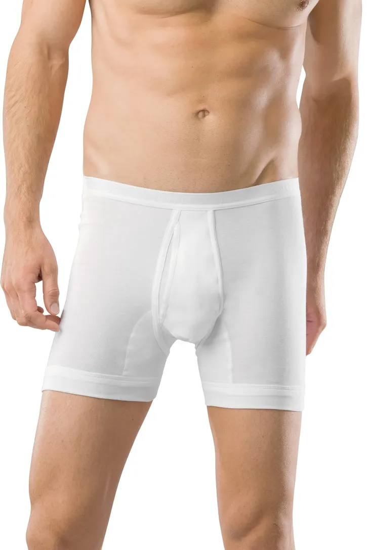 5=4 Schiesser boxershort Feinripp wit