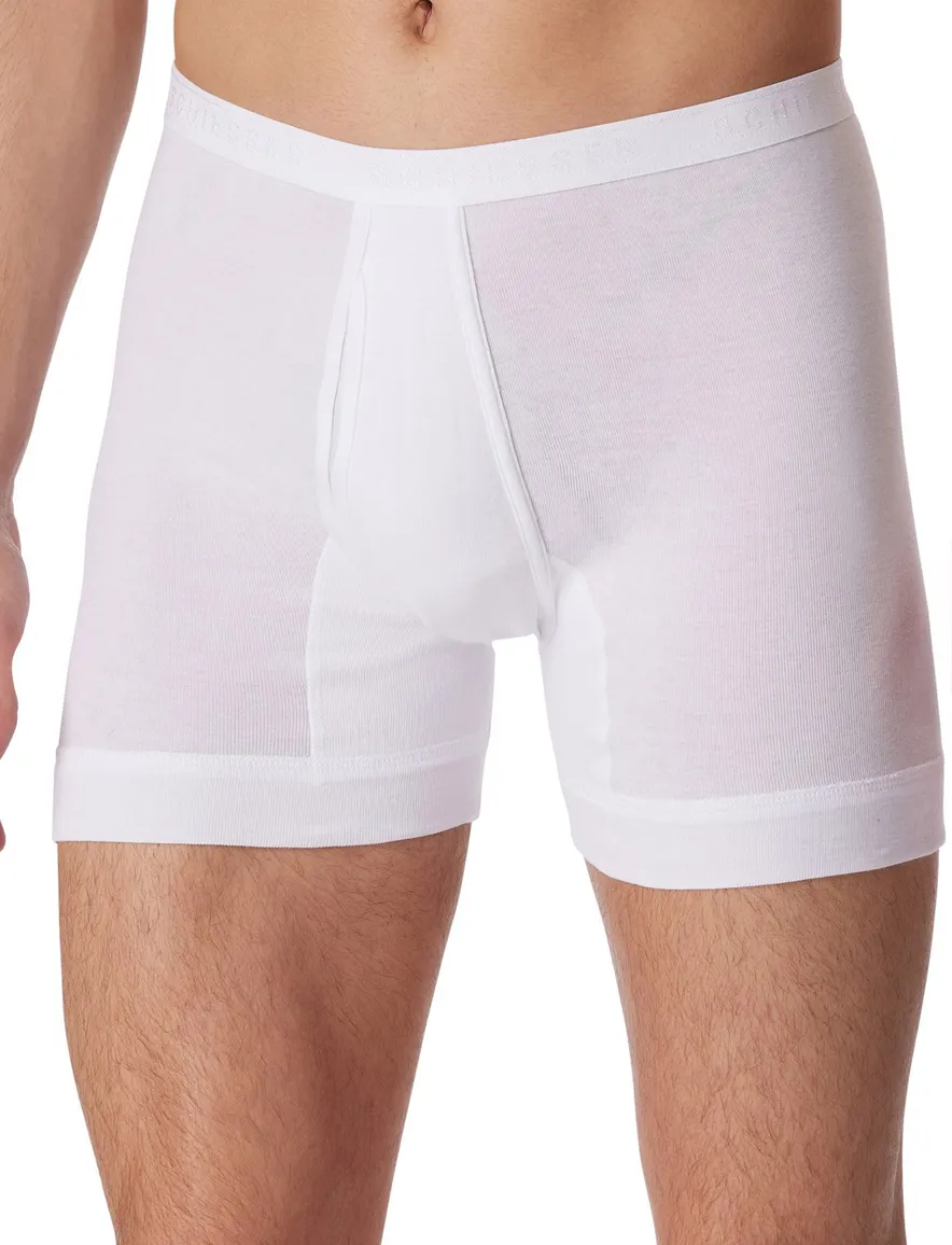 5=4 Schiesser boxershort Feinripp wit
