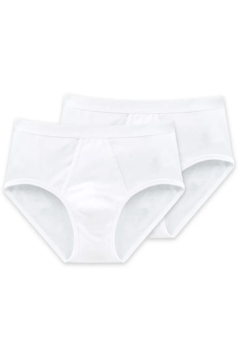 5=4 Schiesser Original classics slip feinripp wit 2-pack