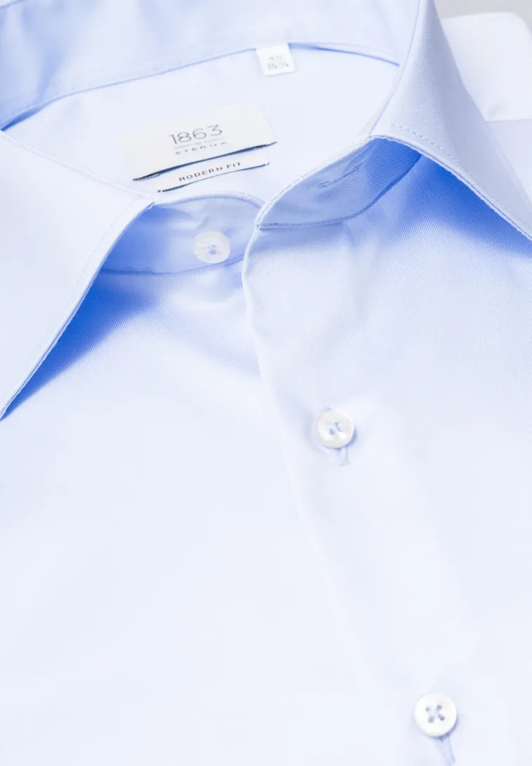 Lichtblauw shirt Eterna 1863 Modern Fit