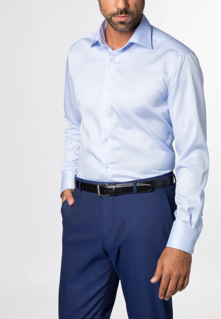 Lichtblauw shirt Eterna 1863 Modern Fit