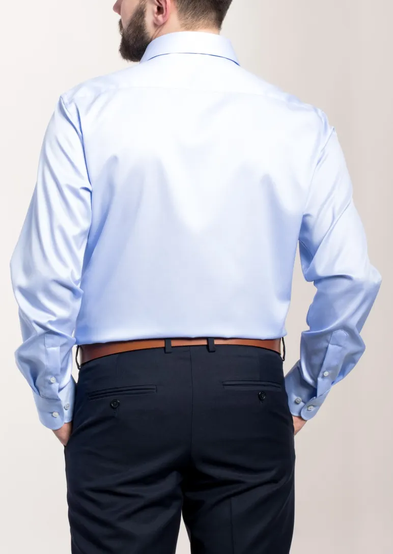 Lichtblauw shirt Eterna 1863 Modern Fit