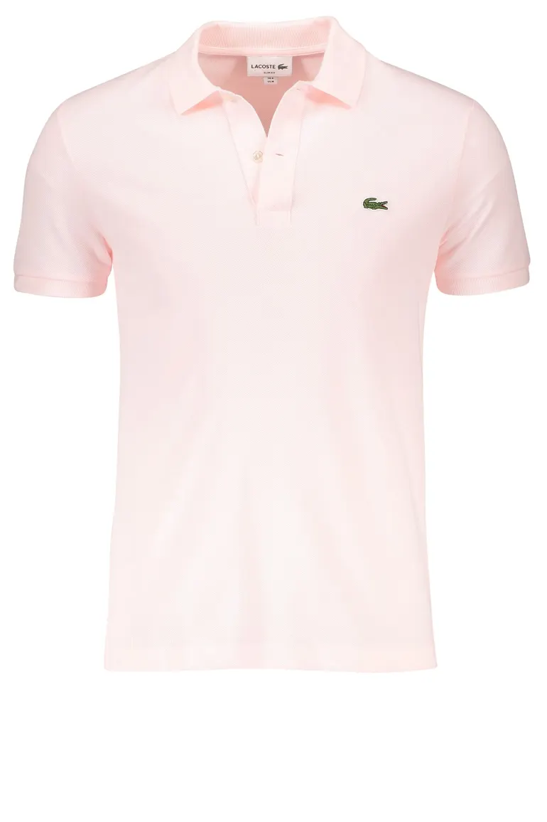Lacoste polo slim fit lichtroze