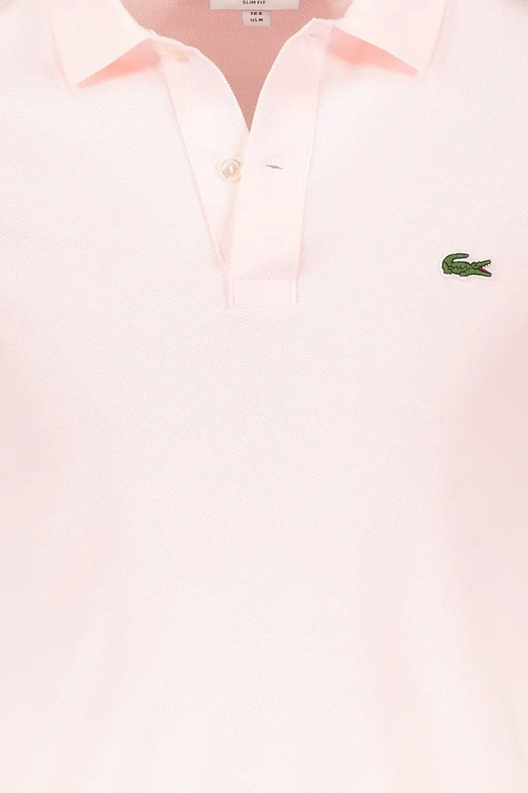 Lacoste polo slim fit lichtroze