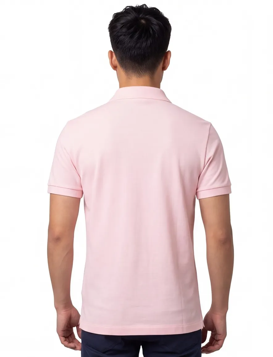 Lacoste polo slim fit lichtroze