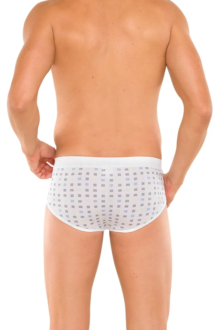 5=4 Schiesser Essentials slip wit motief 2-pack katoen