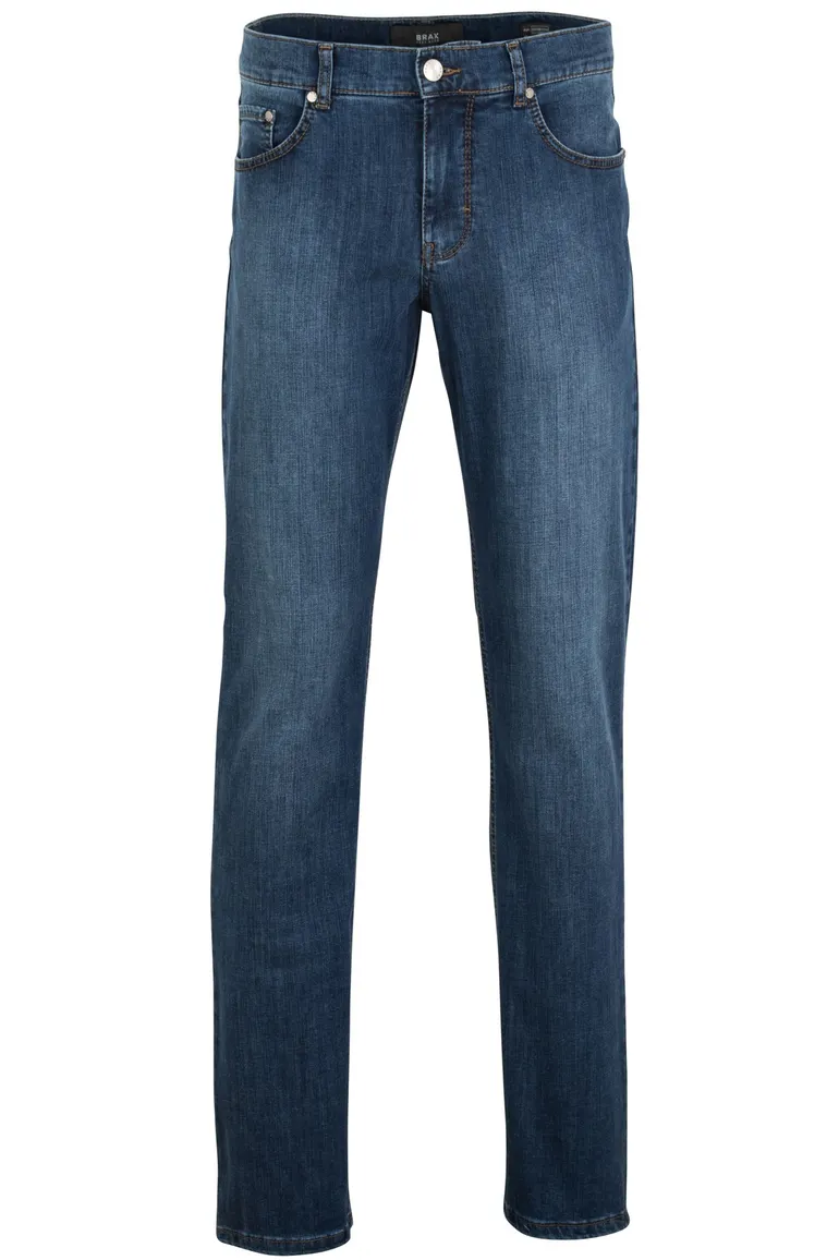 Brax pantalon Cooper blauw denim