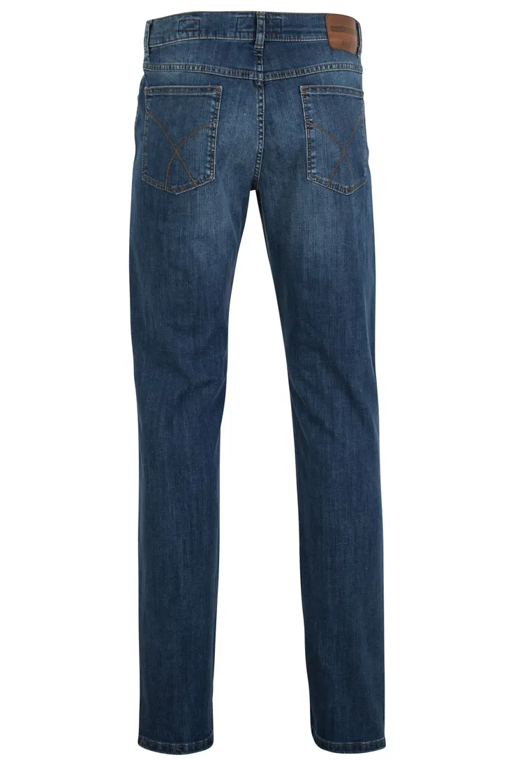Brax pantalon blauw denim Cooper