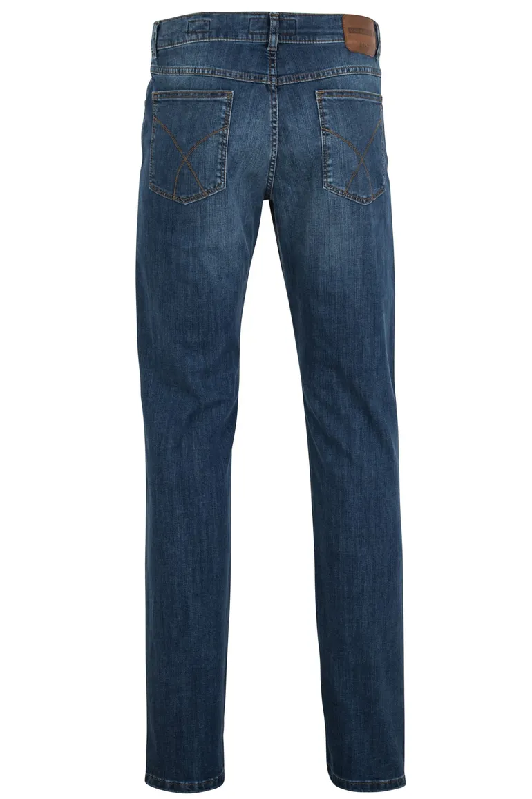 Brax pantalon Cooper blauw denim