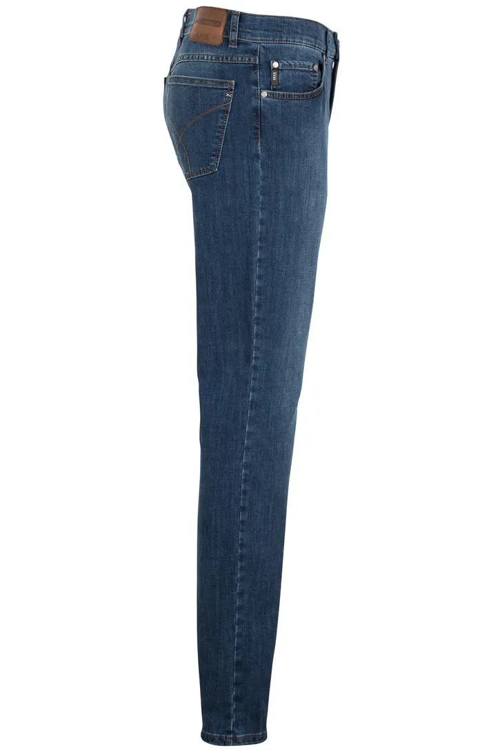 Brax pantalon blauw denim Cooper