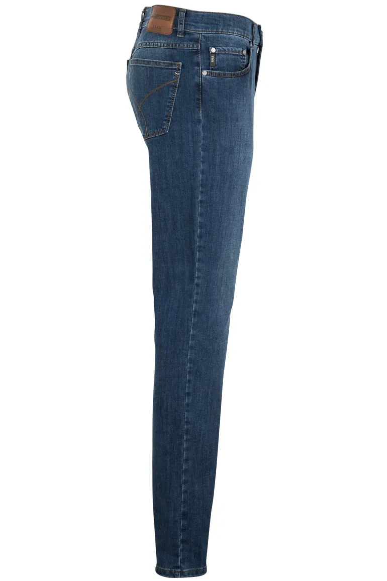 Brax pantalon Cooper blauw denim