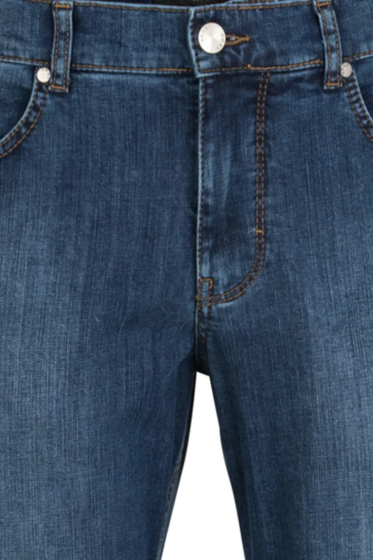 Brax pantalon Cooper blauw denim