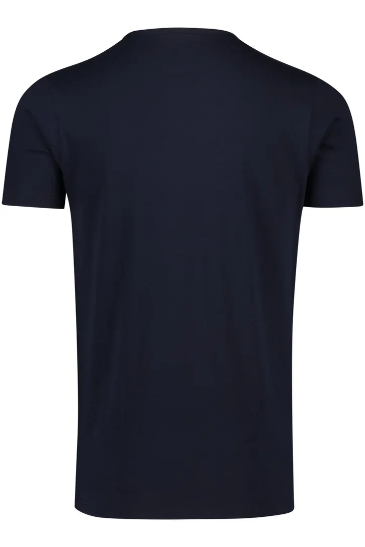 Slater t-shirt donkerblauw 2-pack effen katoen