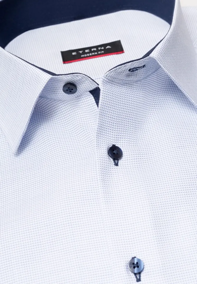 business overhemd Eterna Modern Fit lichtblauw