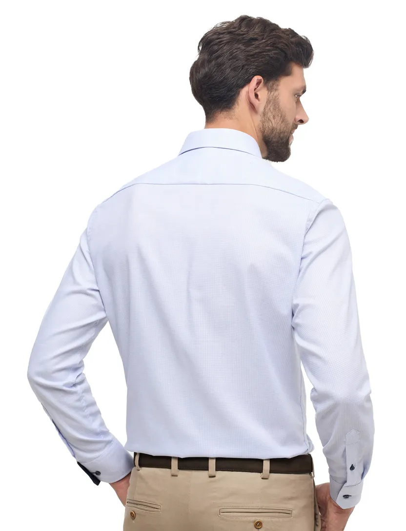 business overhemd Eterna Modern Fit lichtblauw