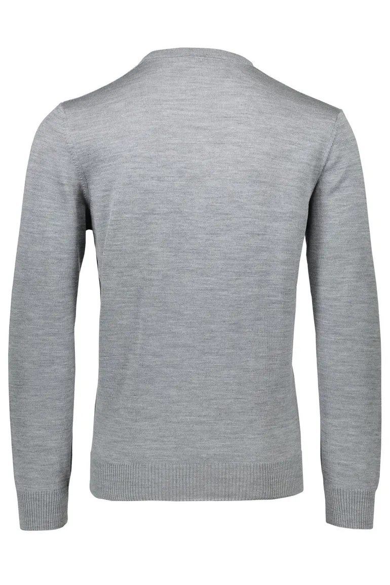 Maerz pullover mercury grey merinowol classic fit