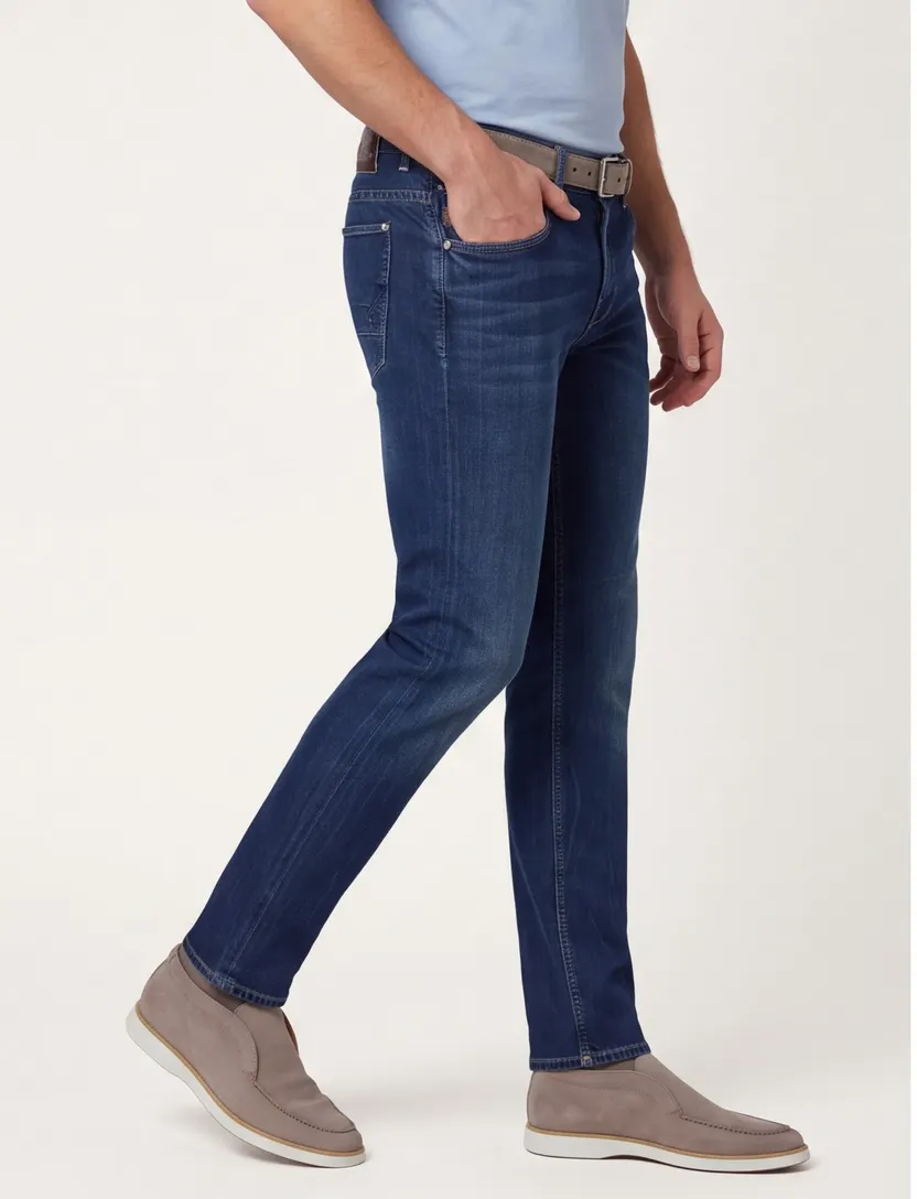 Broek Vanguard V850 5-pocket donkerblauw