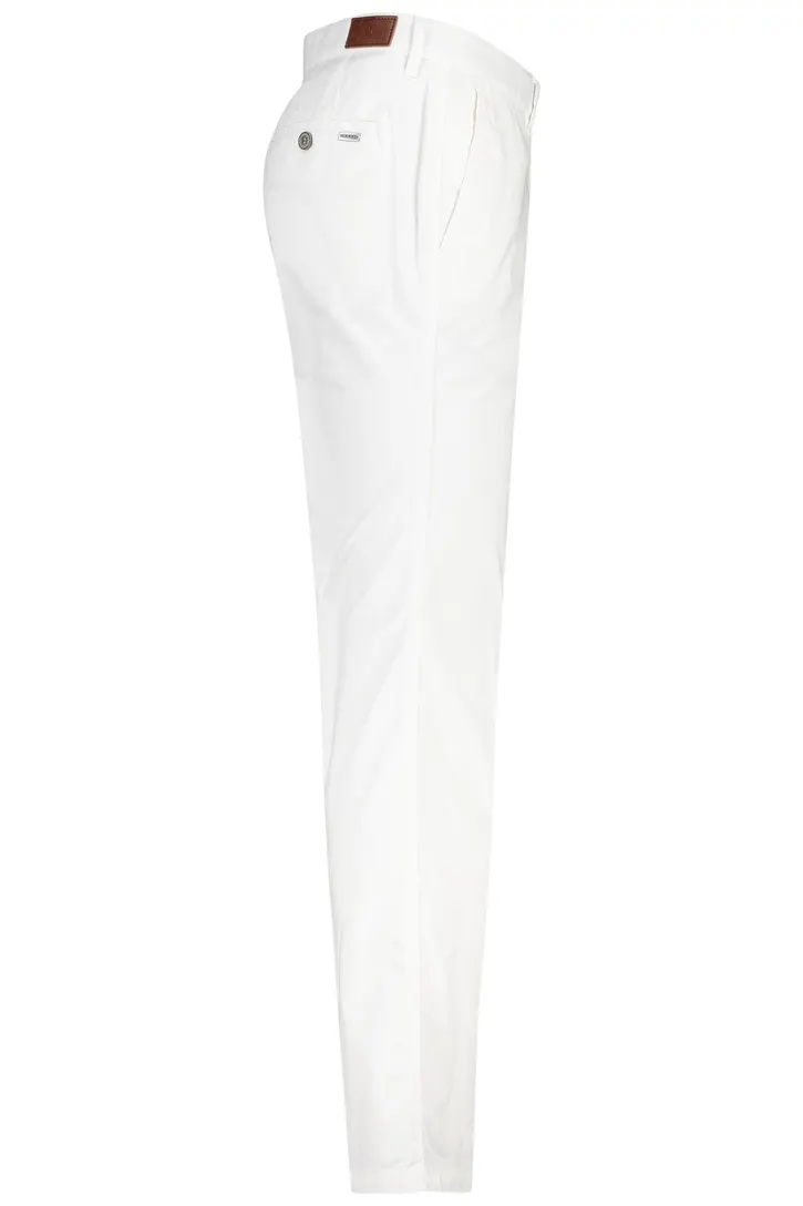 M.E.N.S. katoenen broek wit Madison