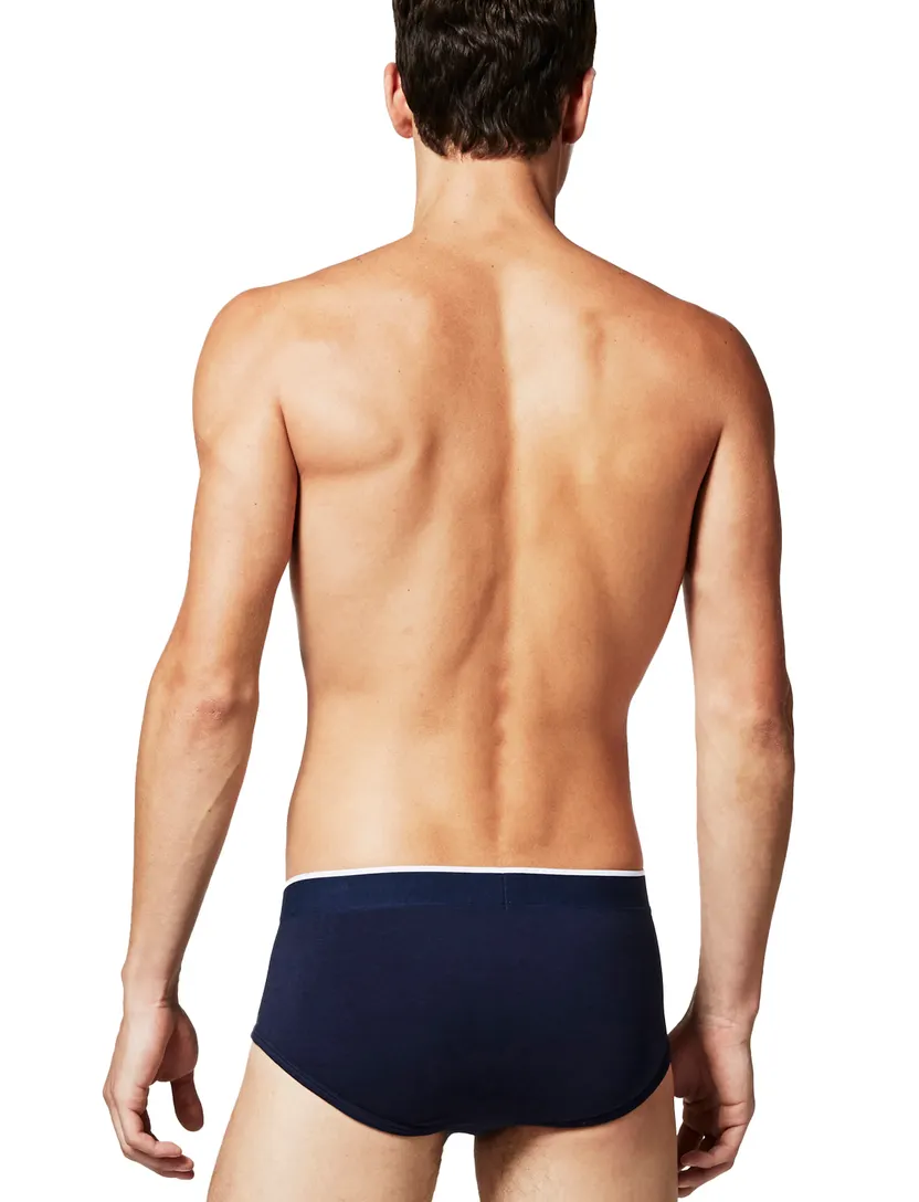 Lacoste slip donkerblauw 2-pack