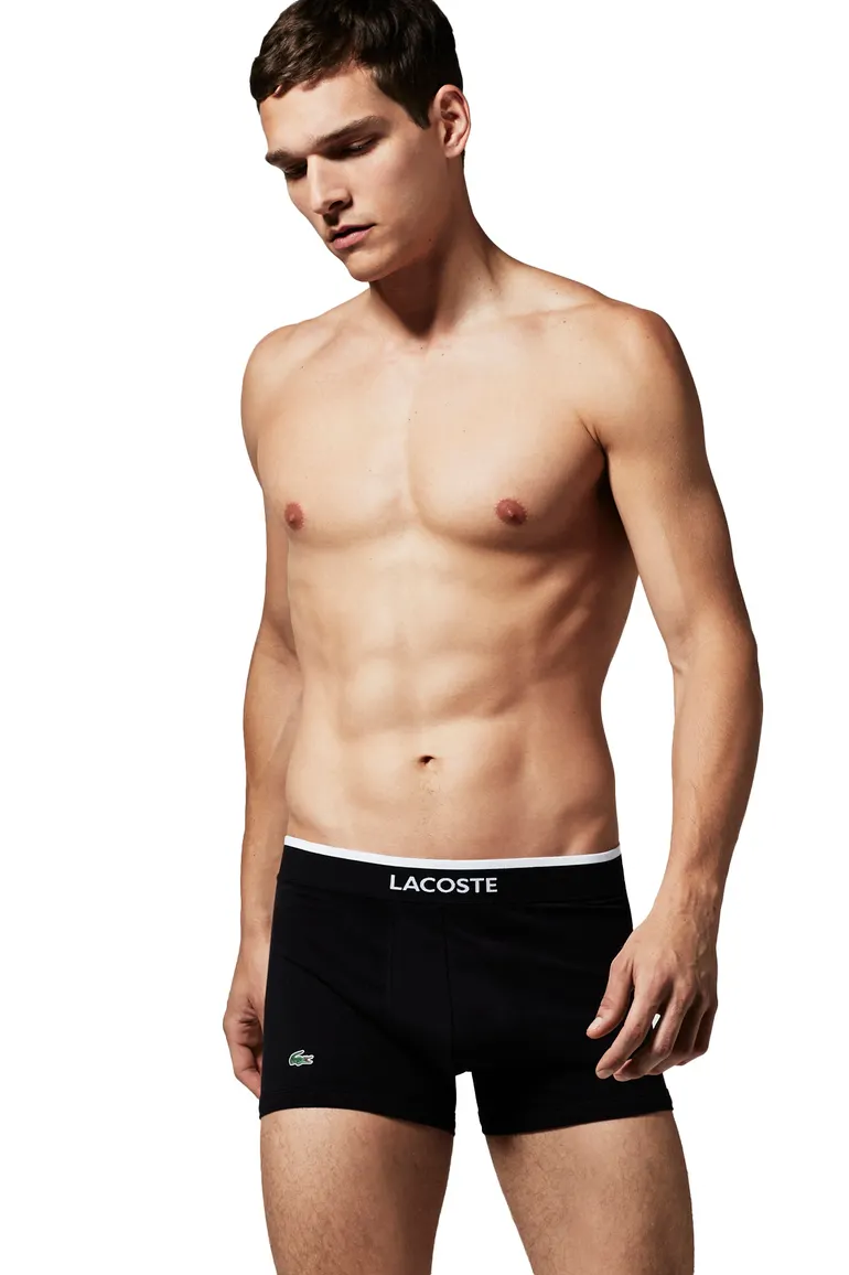 Lacoste duopack boxershorts zwart