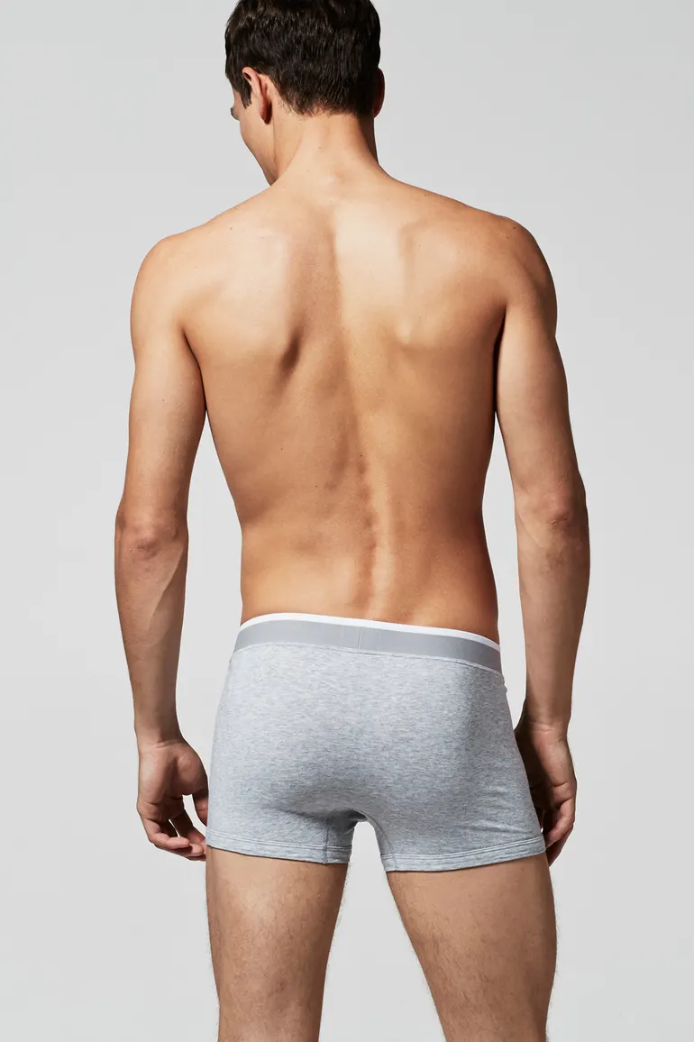 Boxershort Lacoste grijs melange duoverpakking