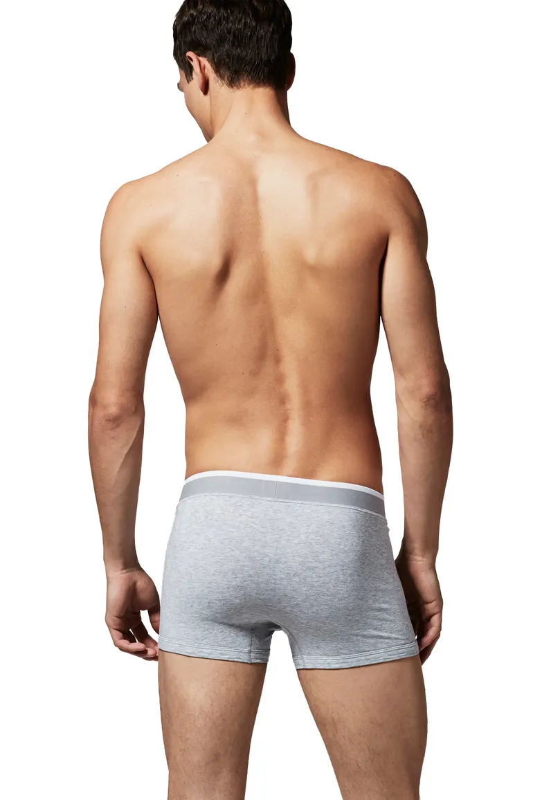 Boxershort Lacoste grijs melange duoverpakking