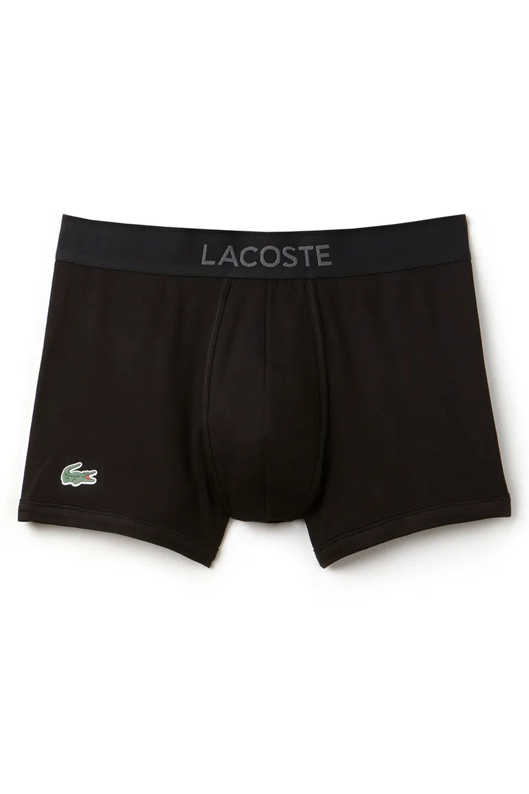 Lacoste boxershorts zwart micro pique
