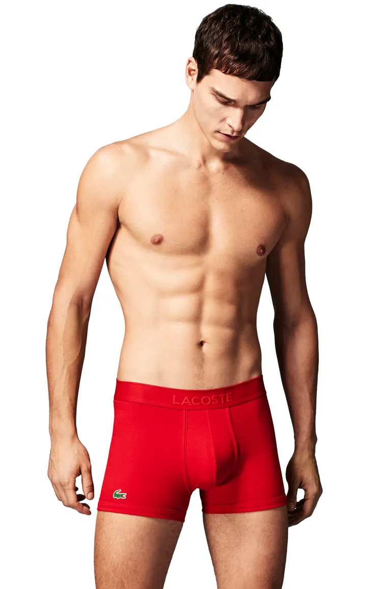 Lacoste boxershort rood micro piqué