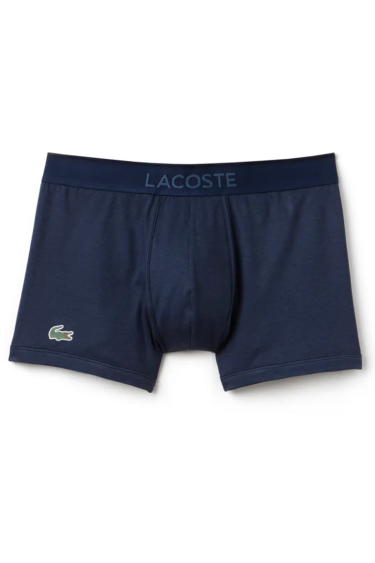 Lacoste boxer donkerblauw micro piqué