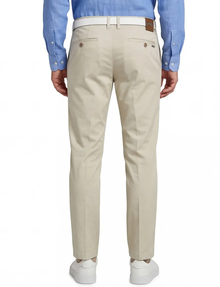 M.E.N.S. chino normale fit creme