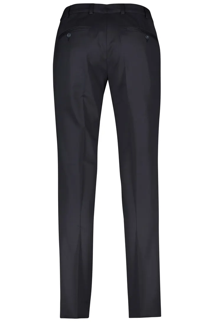 M.E.N.S. wollen pantalon Madison donkerblauw