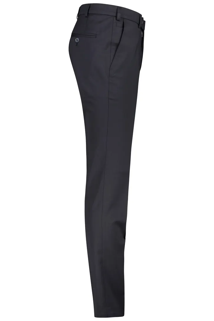 M.E.N.S. wollen pantalon Madison donkerblauw